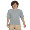 Jerzees Big Boys Crewneck Collar Sport T-Shirt, Athletic Heather, Medium view 1