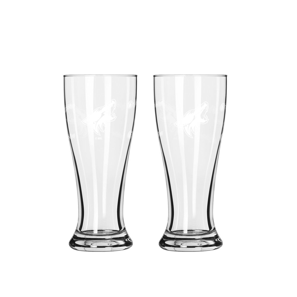 NHL Arizona Coyotes Mini Pilsner, 2.5-ounce, 2-Pack