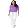 Adar Uniforms Underscrubs for Women - Long Sleeve Underscrub Comfort Tee 2900 Lavender 2X view 4