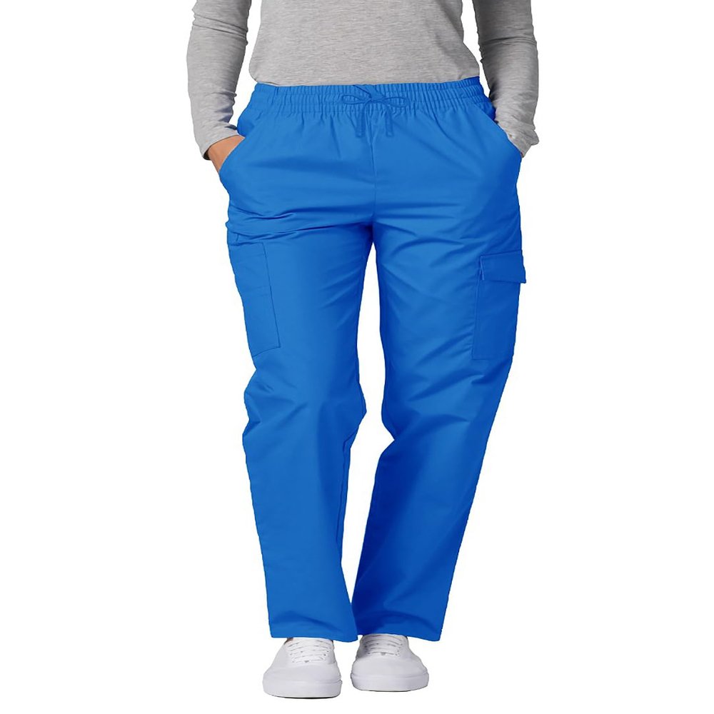 Adar Uniforms Universal Scrubs for Women - Tapered Cargo Pants - 506P - Regal Blue - S