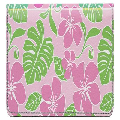 123 Cheap Checks Hawaiian Print Designer Checkbook Cover, with Credit Card Slots and Pen Loop