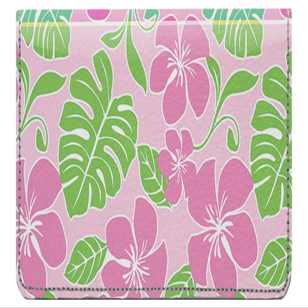 123 Cheap Checks Hawaiian Print Designer Checkbook Cover, with Credit Card Slots and Pen Loop