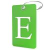 Shacke Luggage Tag Initial  Fully Bendable Tag w/Stainless Steel Loop (Letter E) view 1