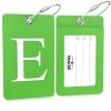 Shacke Luggage Tag Initial  Fully Bendable Tag w/Stainless Steel Loop (Letter E) view 2