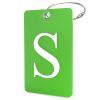 Shacke Luggage Tag Initial  Fully Bendable Tag w/Stainless Steel Loop (Letter S) view 1