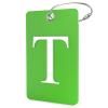 Shacke Luggage Tag Initial  Fully Bendable Tag w/Stainless Steel Loop (Letter T) view 1