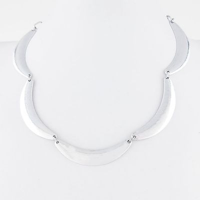 2 Pieces Necklace Pendent Jewelry Fashion Decoration Costume Retro Jewellery Collier Long Chain R6NP7 Silver Bend String