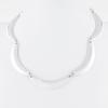 2 Pieces Necklace Pendent Jewelry Fashion Decoration Costume Retro Jewellery Collier Long Chain R6NP7 Silver Bend String view 1