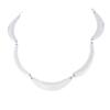 5 Pieces Necklace Pendent Jewelry Fashion Decoration Costume Retro Jewellery Collier Long Chain R6NP7 Silver Bend String view 1