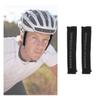 Wind-Blox Pro Noise Block Helmet Attachment, Noise Reduction Accessory, Wind Blocker Biking and Cycling Gear, Helmet Add-On with Adjustable Straps, Black view 1