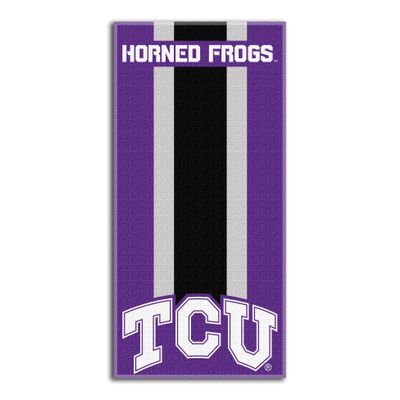 Northwest The Company NCAA TCU Horned Frogs Beach Towel, 30" x 60", Zone Read