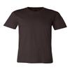 Bella Canvas Men's Taped Shoulders Crewneck T-Shirt, Brown, XXXX-large view 1