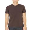 Bella Canvas Men's Taped Shoulders Crewneck T-Shirt, Brown, XXXX-large view 2
