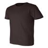 Bella Canvas Men's Taped Shoulders Crewneck T-Shirt, Brown, XXXX-large view 3