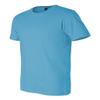 Bella Canvas Men's Taped Shoulders Crewneck T-Shirt, Turquoise, XXX-Large view 2