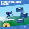 Rock-It 4'10" CHUB Soft Top Surfboard, Kids Surfboard, Mini Surfboard, Innovative Design Easy to Paddle and Maneuverable Small Surfboard and Beginner Surfboard (Blue) view 3