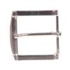 1 1/2" (38 mm) Single Prong Square Belt Buckle Color: Silver view 1