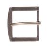 1 1/2" (38 mm) Single Prong Square Belt Buckle Color: Antique Silver view 1