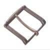 1 1/2" (38 mm) Single Prong Square Belt Buckle Color: Antique Silver view 2