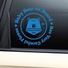 Nashville Decals Baby Bear On Board Boy Vinyl Decal Laptop Car Truck Bumper Window Sticker - Blue view 1
