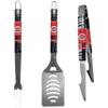 Siskiyou Gifts MLB Cincinnati Reds Utensil Set Grilling BBQ Stainless Steel 3 Piece, Team Colors, One Size