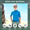 Kanu Surf Big Boys' Fiji UPF 50+ Sun Protective Rashguard, Royal, X-Small (6) view 2