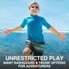 Kanu Surf Big Boys' Fiji UPF 50+ Sun Protective Rashguard, Royal, X-Small (6) view 4