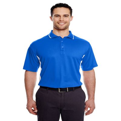 8406 UltraClub Men's Sport 2-Tone Polo , Royal/ White , 3X-Large
