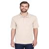 UltraClub Men's Cool & Dry Mesh Piqu Polo 2XL STONE view 1
