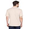 UltraClub Men's Cool & Dry Mesh Piqu Polo 2XL STONE view 3