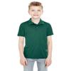UltraClub Youth Cool & Dry Mesh Piqu Polo M FOREST GREEN view 1