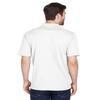 UltraClub Men's Cool & Dry Mesh Piqu Polo 3XL WHITE view 3