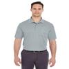 UltraClub Adult Cool & Dry Mesh Piqu Polo with Pocket S SILVER view 1