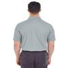 UltraClub Adult Cool & Dry Mesh Piqu Polo with Pocket S SILVER view 2