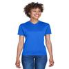 UltraClub Ladies' Cool & Dry Sport V-Neck T-Shirt S ROYAL view 1