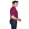 UltraClub Men's Whisper Piqu Polo M WINE view 2