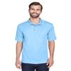 UltraClub Men's Cool & Dry Mesh Piqu Polo 6XL COLUMBIA BLUE view 1