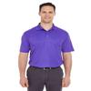 UltraClub Men's Cool & Dry Mesh Piqu Polo 2XL PURPLE view 1