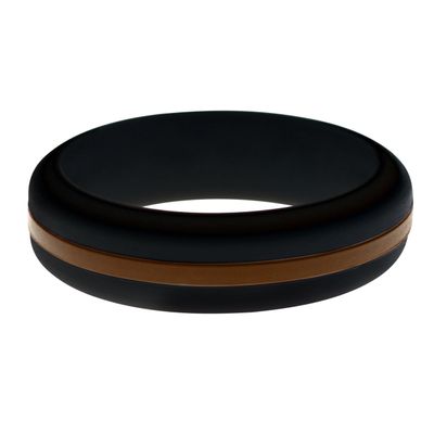 FLEX Ring - Womens Mens Black Silicone Ring - Changeable Color Bands - Many Colors - Safe, Durable, Everyday Wear Wedding Band - 1 Ring - Sizes 4-16
