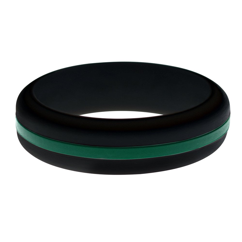 FLEX Ring - Womens Mens Black Silicone Ring - Changeable Color Bands - Many Colors - Safe, Durable, Everyday Wear Wedding Band - 1 Ring - Sizes 4-16
