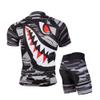 ZEROBIKE Men's Short Sleeve Cycling Jersey 3D Padded Shorts Sportswear Suit Set Breathable Quick Dry view 2