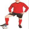 CARTA FB JERSEY ENGLAND + PIPING RED/BLACK-XXS(26-28'') view 1