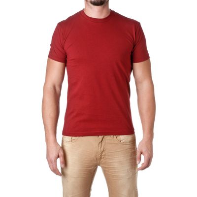 Premium Fitted Short-Sleeve Crew (3600) Cardinal, L