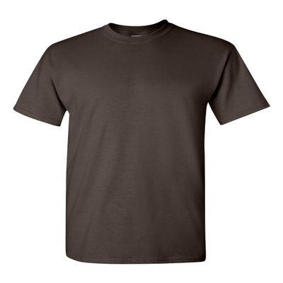 Heavy Cotton 100% Cotton Tshirt (G500) Dark Chocolate, 4XL (Pack of 12)