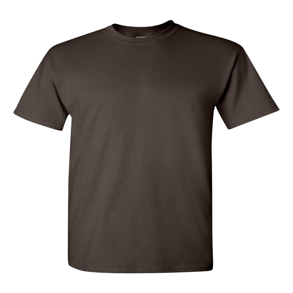 Heavy Cotton 100% Cotton Tshirt (G500) Dark Chocolate, 4XL (Pack of 12)