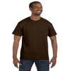 Heavy Cotton 100% Cotton Tshirt (G500) Dark Chocolate, 4XL (Pack of 12) view 2