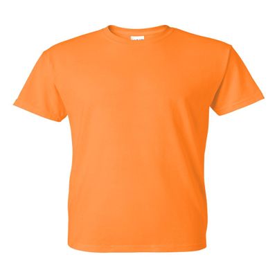 5.6 oz. 50/50 T-Shirt (G800) Tennessee Orange, M (Pack of 12)