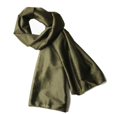 DLP Tactical Dry-Tech Shemagh Sniper Veil Scarf Quick Drying Moisture Wicking Polyester Head Wrap for Concealment, Hunting, Airsoft, Tactical Military Outdoor Gear Green