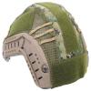 DLP Tactical Helmet Cover  Fits MICH ACH OPS-Core Fast & Similar Helmets  Ripstop Nylon with Hook and Loop Panels for Patches Chemlights Strobes NVG & ARC Rail Compatible (Digital Woodland) view 2