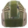 DLP Tactical Helmet Cover  Fits MICH ACH OPS-Core Fast & Similar Helmets  Ripstop Nylon with Hook and Loop Panels for Patches Chemlights Strobes NVG & ARC Rail Compatible (Digital Woodland) view 3
